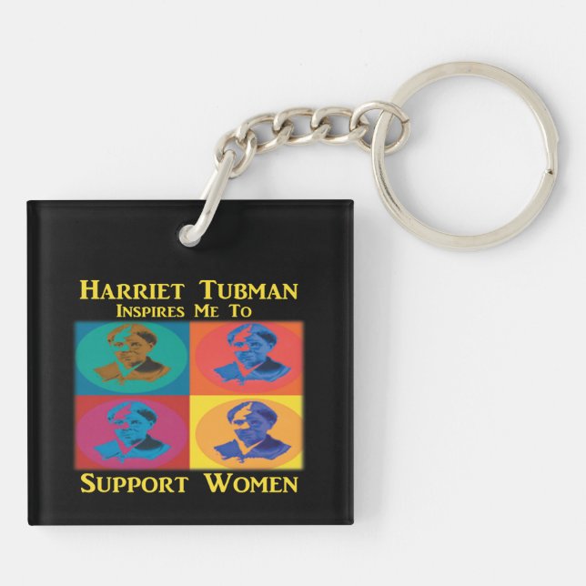 Llavero Mujeres de apoyo de Harriet Tubman (Atrás)