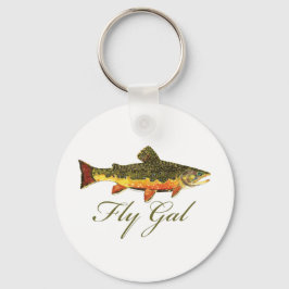 Llavero Mujeres de pesca de mosca