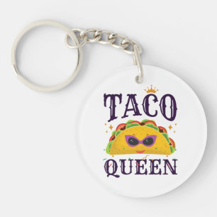 Llavero Mujeres de Taco Queen Love Tacos