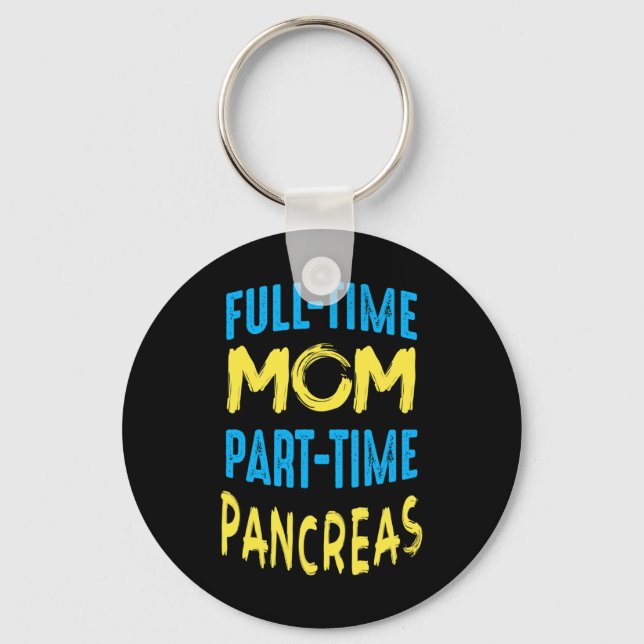 Llavero Mujeres Diabetes Conciencia Mes de Concienciación  (Anverso)