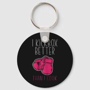 Llavero Mujeres divertidas kickboxer - Me encanta el kickb