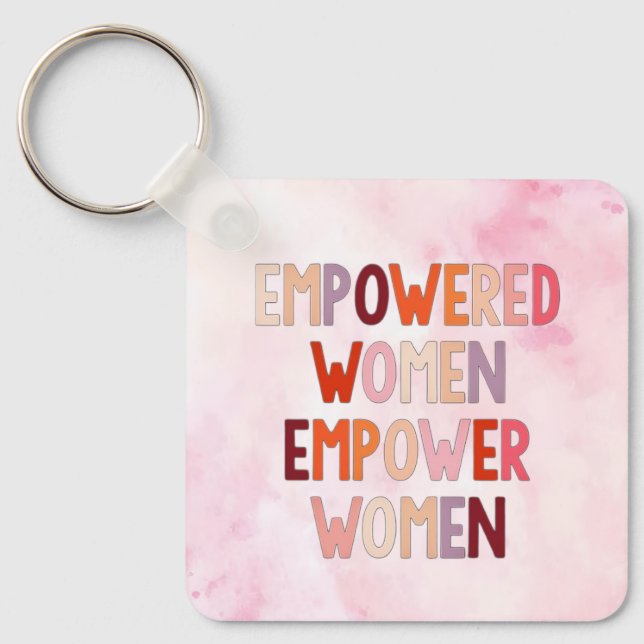 Llavero Mujeres Empoderadas Empoderan a Mujeres (Anverso)