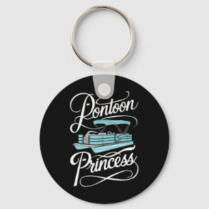 Llavero Mujeres en barco de pontón fiesta de princesa 