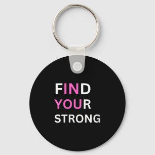 Llavero Mujeres Encuentra Tu Fuerte, ¡En Ti! Cuello en V 