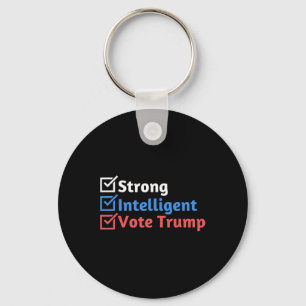 Llavero Mujeres Fuertes e Inteligentes por Trump Chica Meg