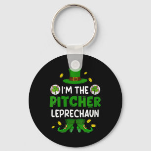 Llavero Mujeres Im Pitcher Béisbol St Patricks Day Boy Sh