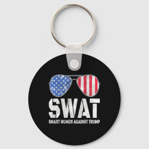 Llavero Mujeres inteligentes contra Trump gracioso anti-Tr