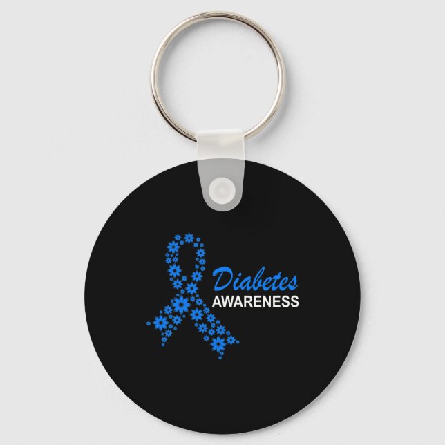 Llavero Mujeres mujeres en el mes de sensibilización sobre (Anverso)