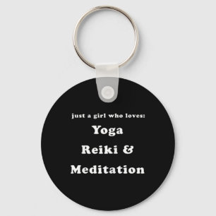 Llavero Mujeres Solo Una Chica Que Ama Yoga Reiki Y Medita