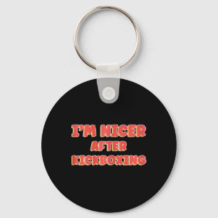 Llavero Mujeres Soy Amable Después De Kickboxing Chica Tae