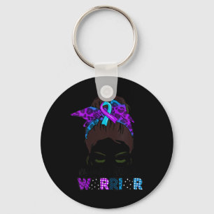 Llavero Mujeres Tu Messy Bun Ribbon Artritis Reumatoide