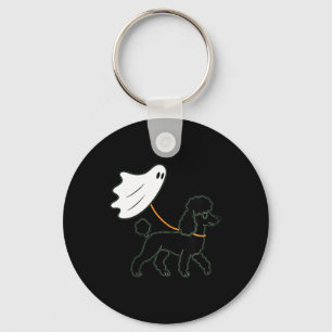 Llavero Mujeres volando fantasma caminando caniche negro -