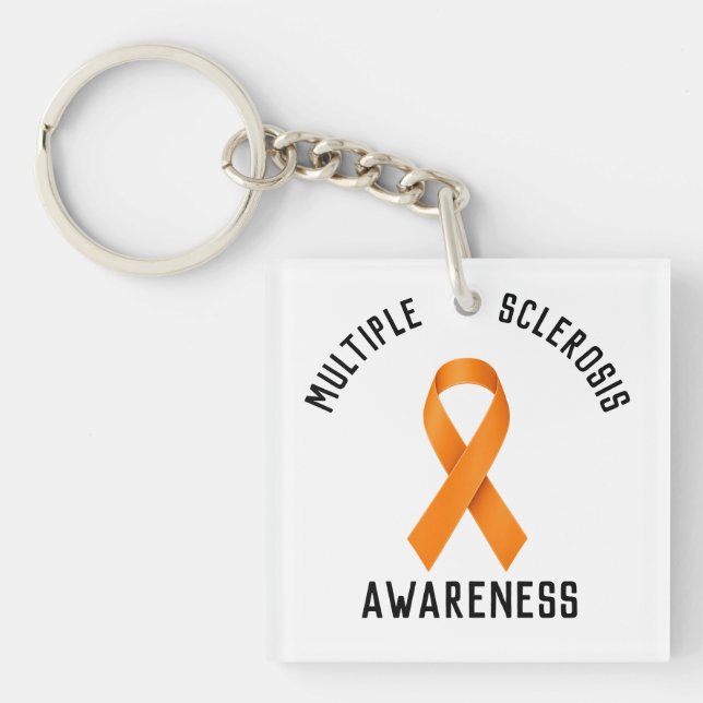 Llavero Multiple Sclerosis Awareness Round Car Magnet  (Frente)