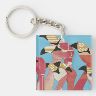 Llavero Multitud de flamencos