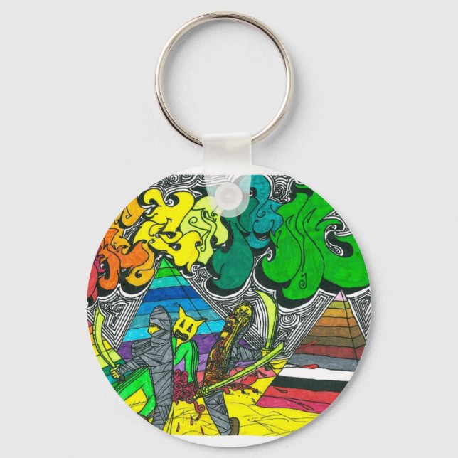 Llavero Mummias de corte porcentual (Anverso)