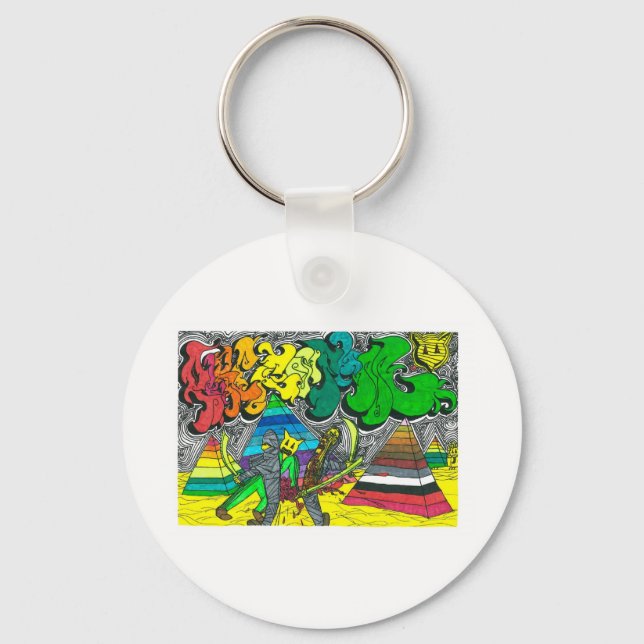 Llavero Mummias de corte porcentual (Anverso)