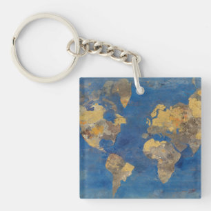 Llavero Mundo de oro