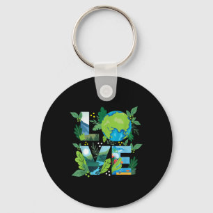 Llavero Mundo del Amor - Protección del Medio Ambiente Día