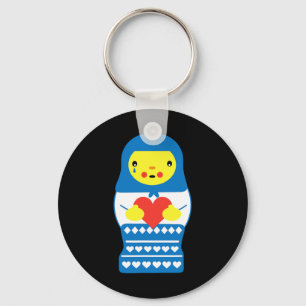 Llavero Muñeca Matryoshka de Ucrania llora