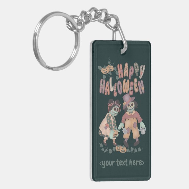 Llavero Muñecas de trapo zombies de Halloween (2) - (Frente Izquierda)