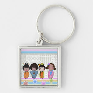 Llavero muñecas kokeshi