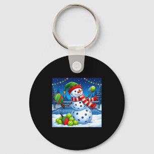 Llavero Muñeco de nieve sombrero de Santa Navidad divertid
