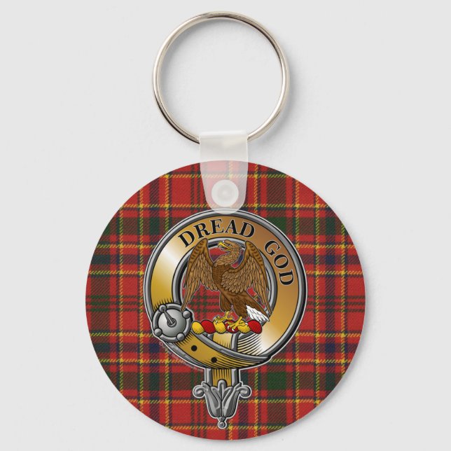 Llavero Munro Tartan & Badge (Anverso)