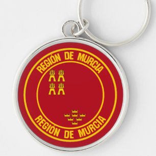 Llavero Murcia Round Emblem