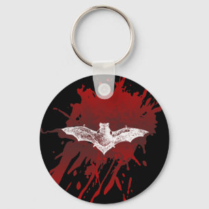 LLAVERO MURCIÉLAGO VAMPIRO GÓTICO SANGRIENTO