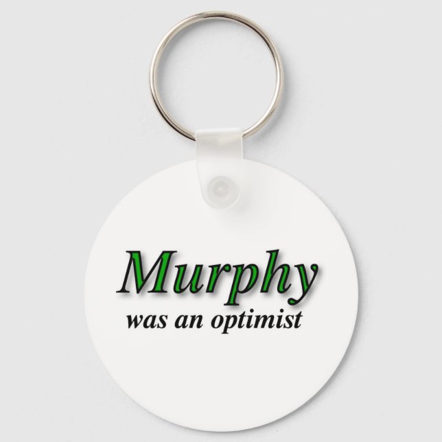 Llavero Murphy fue un optimista - la ley de Murphy (Anverso)