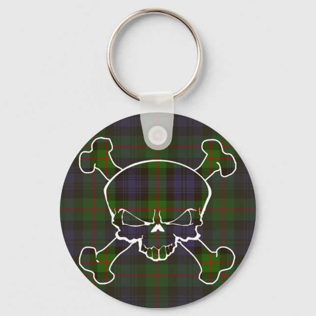Llavero Murray Tartan Skull No Banner (Anverso)