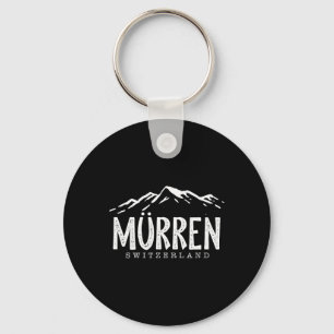 Llavero Murren Suiza Montañas Esquiador suizo Esquí 