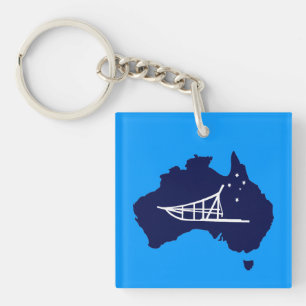 Llavero Mushing Down Under