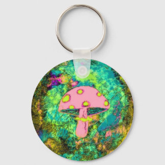 Llavero Mushroom rosa