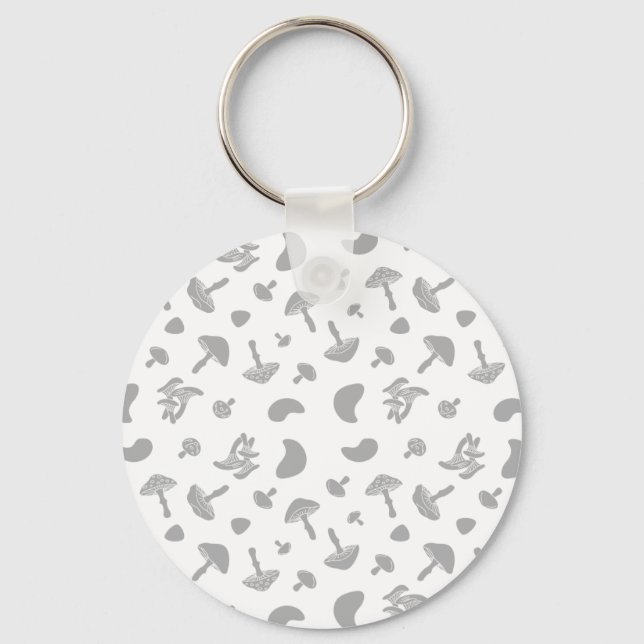 Llavero Mushrooms Gray (Anverso)