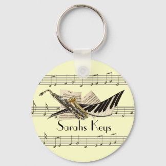Llavero Music Design Keychain