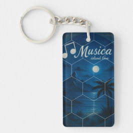 Llavero Music Keychain, Island Vibes