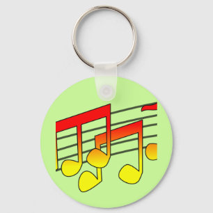 Llavero Music Notes