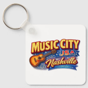 Llavero Música ciudad USA Nashville