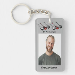 Llavero Música de guitarra conmemorativa Keepsake