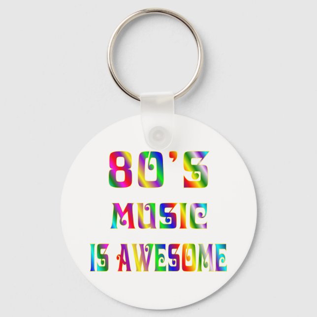 Llavero Música de los años 80 (Anverso)