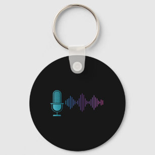 Llavero Música Micrófono cantando Karaoke Sonido Engeneer