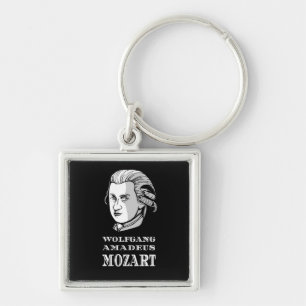 Llavero Música - Retrato de Wolfgang Amadeus Mozart