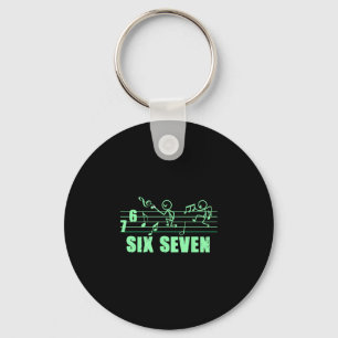 Llavero Musical Divertido 67 Meme de Moda Musical Seis Sie