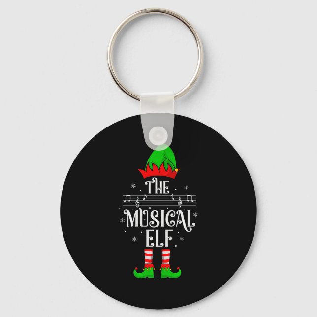 Llavero Musical Elf Xmas Christmas Matching Family Elf Squ (Anverso)