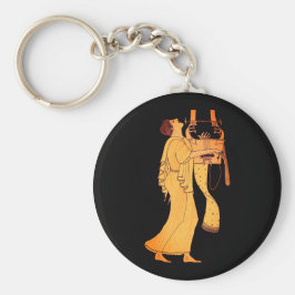 Llavero Músico griego antiguo cantando y tocando Kithara