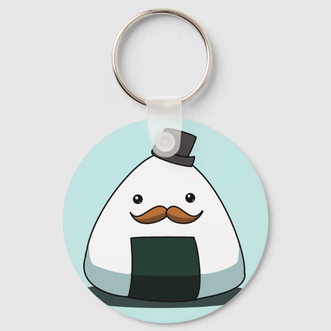 Llavero Mustache-giri Keychain (Anverso)