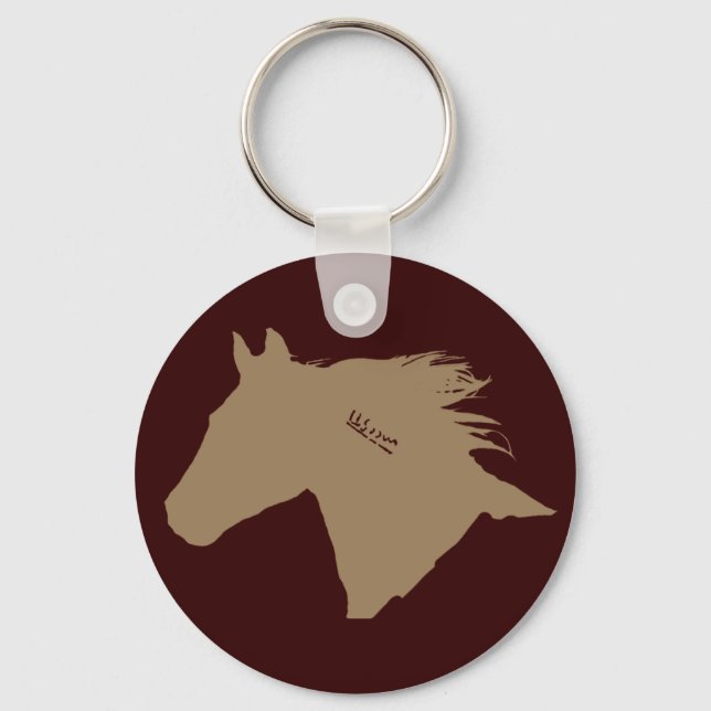 Llavero Mustang Horse Head (Anverso)
