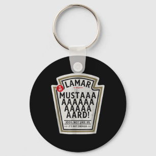 Llavero Mustard Lamar Tv Off Usa tu gracioso mostaza