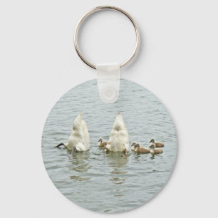 Llavero Mute Swan Famly